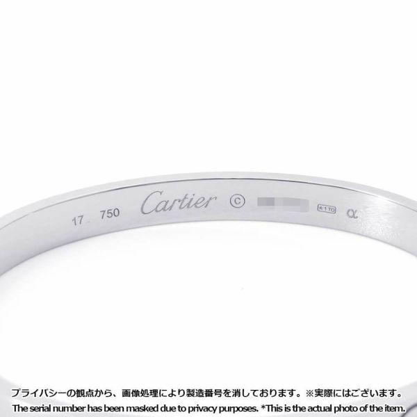 カルティエ ブレスレット ラブブレス K18WGホワイトゴールド サイズ17 Cartier ジュエリー