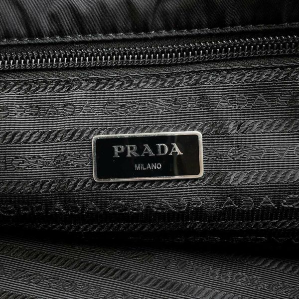 プラダ ハンドバッグ ナイロン トライアングル ロゴ 1BG867 PRADA 2wayショルダー 黒