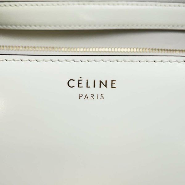 セリーヌ ショルダーバッグ クラシック ボックス ミディアム クロスボディ 164173 CELINE バッグ 白