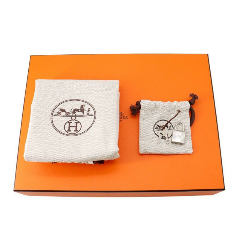 エルメス ハンドバッグ ピコタンロックPM エベンヌ/シルバー金具 トリヨンクレマンス K刻印 HERMES トートバッグ