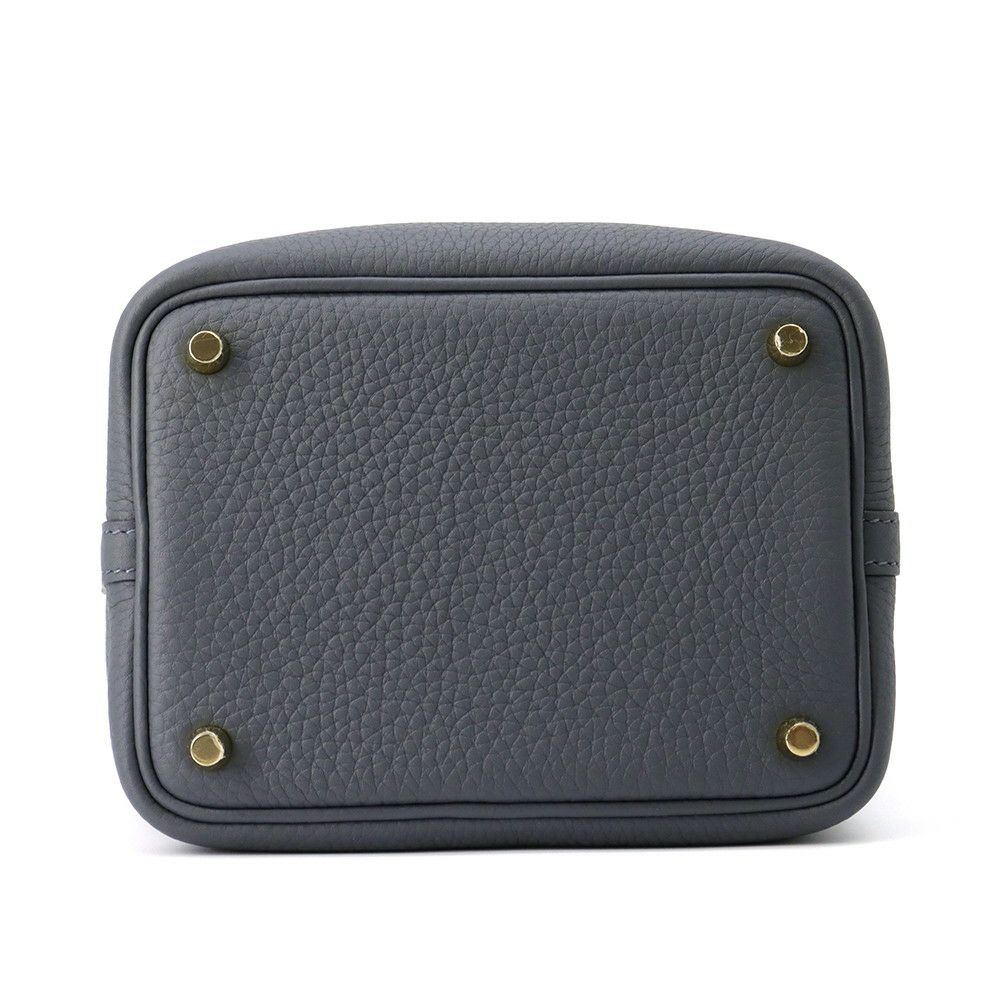 エルメス ハンドバッグ ピコタンロックPM グリミスティ/ゴールド金具 トリヨンクレマンス K刻印 HERMES トートバッグ