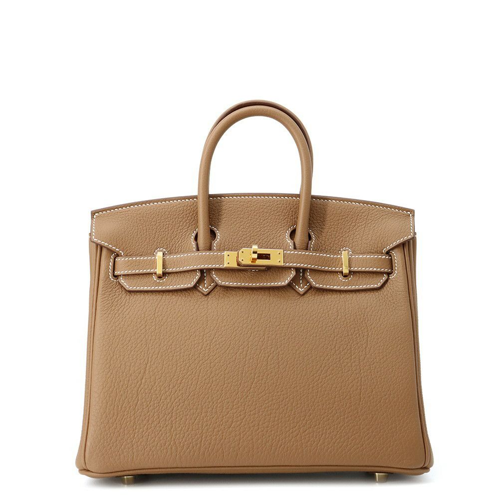 エルメス バーキン25 ゴールド/ゴールド金具 トゴ K刻印 HERMES Birkin ハンドバッグ