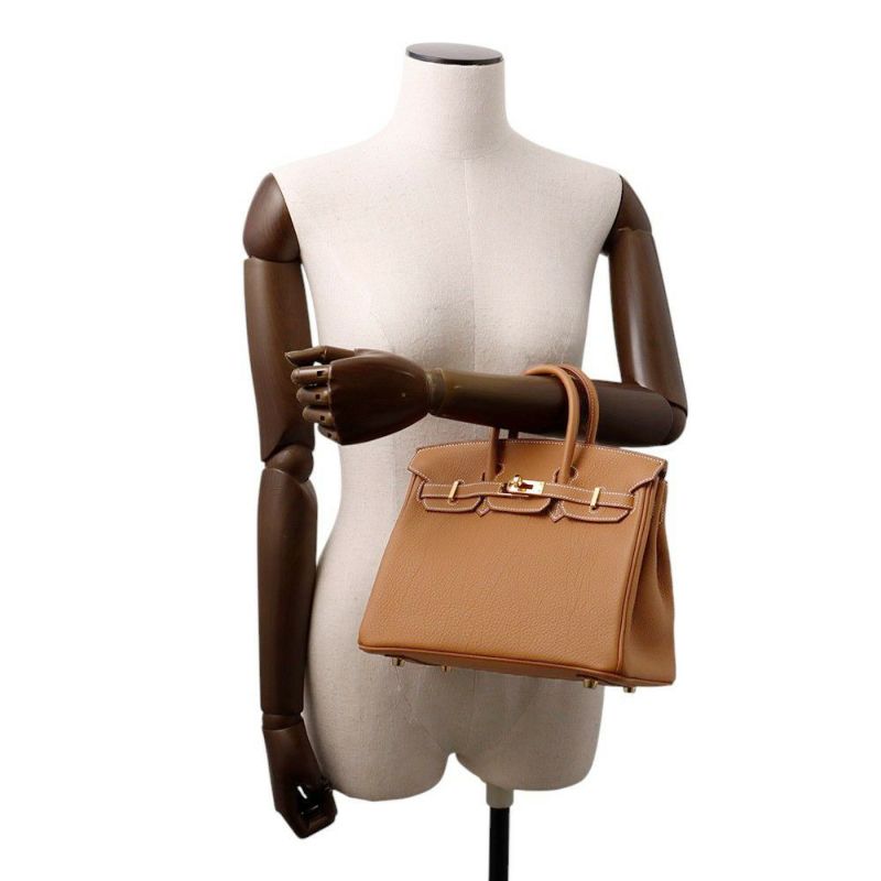 エルメス バーキン25 ゴールド/ゴールド金具 トゴ K刻印 HERMES Birkin ハンドバッグ
