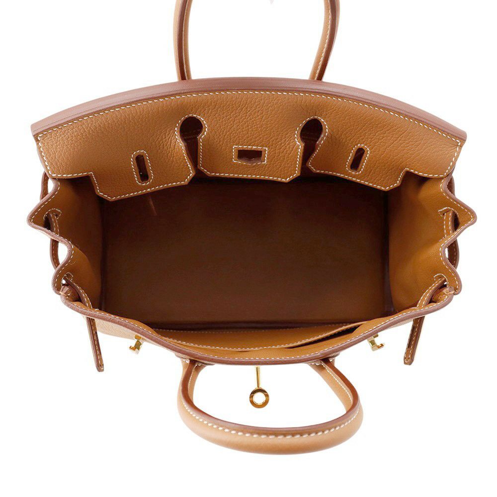 エルメス バーキン25 ゴールド/ゴールド金具 トゴ K刻印 HERMES Birkin ハンドバッグ