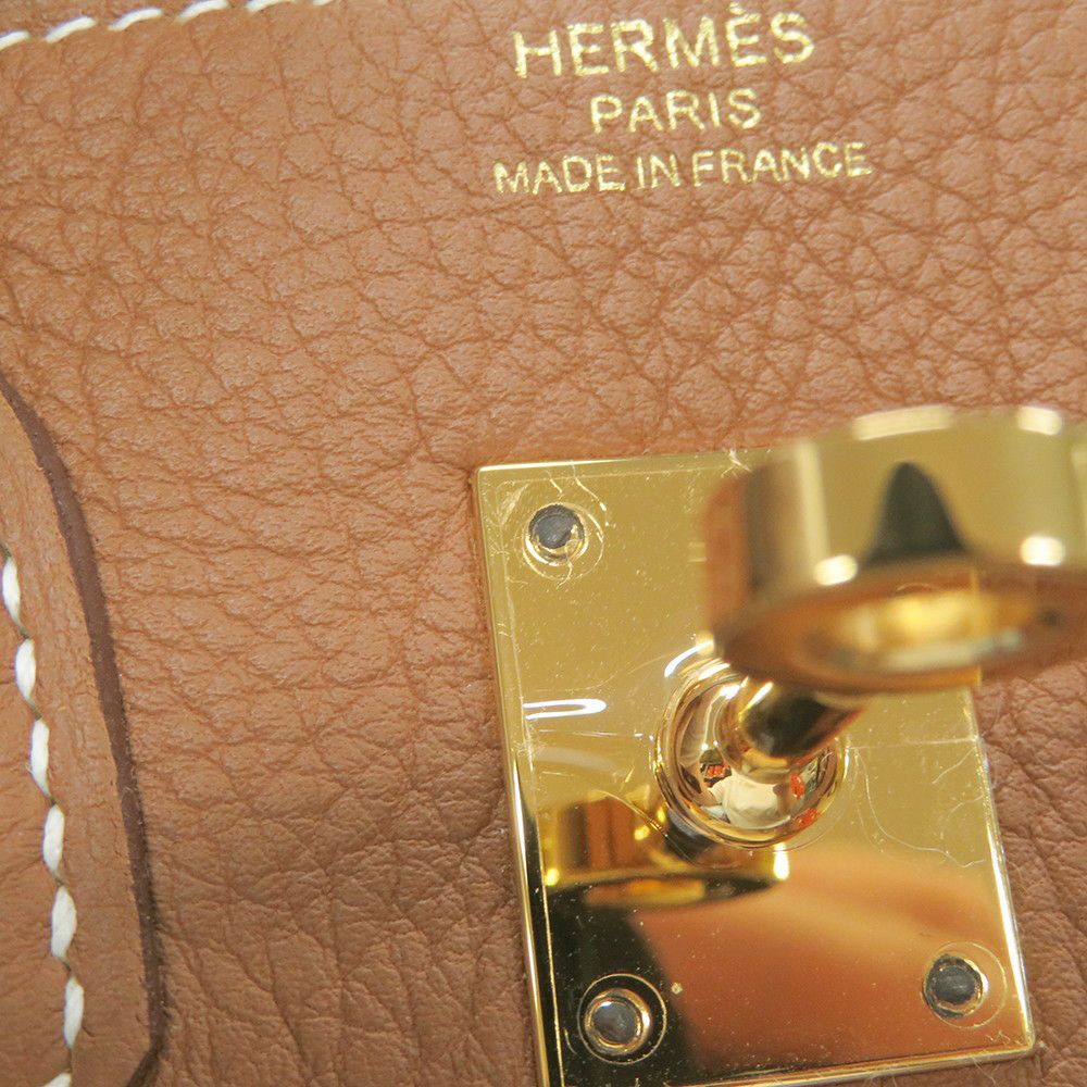 エルメス バーキン25 ゴールド/ゴールド金具 トゴ K刻印 HERMES Birkin ハンドバッグ