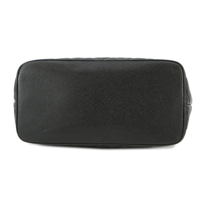 シャネル トートバッグ 復刻トート マトラッセ ココマーク キャビアスキン A01804 CHANEL 黒