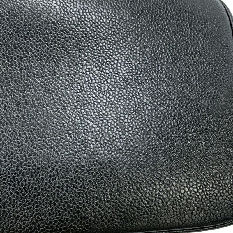 シャネル トートバッグ 復刻トート マトラッセ ココマーク キャビアスキン A01804 CHANEL 黒