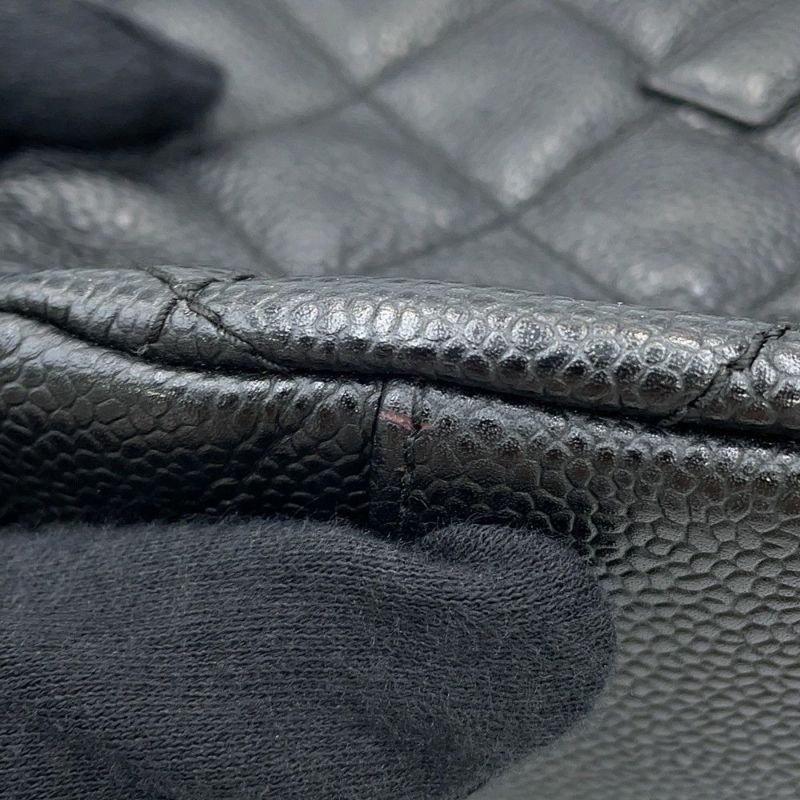 シャネル チェーンショルダーバッグ マトラッセ ココマーク キャビアスキン A20993 CHANEL ワンショルダー 黒