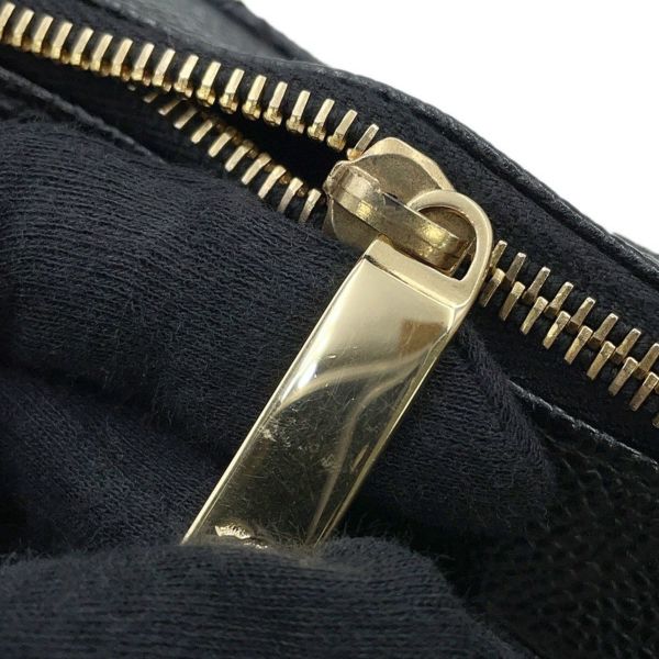 シャネル チェーンショルダーバッグ マトラッセ ココマーク キャビアスキン A20993 CHANEL ワンショルダー 黒