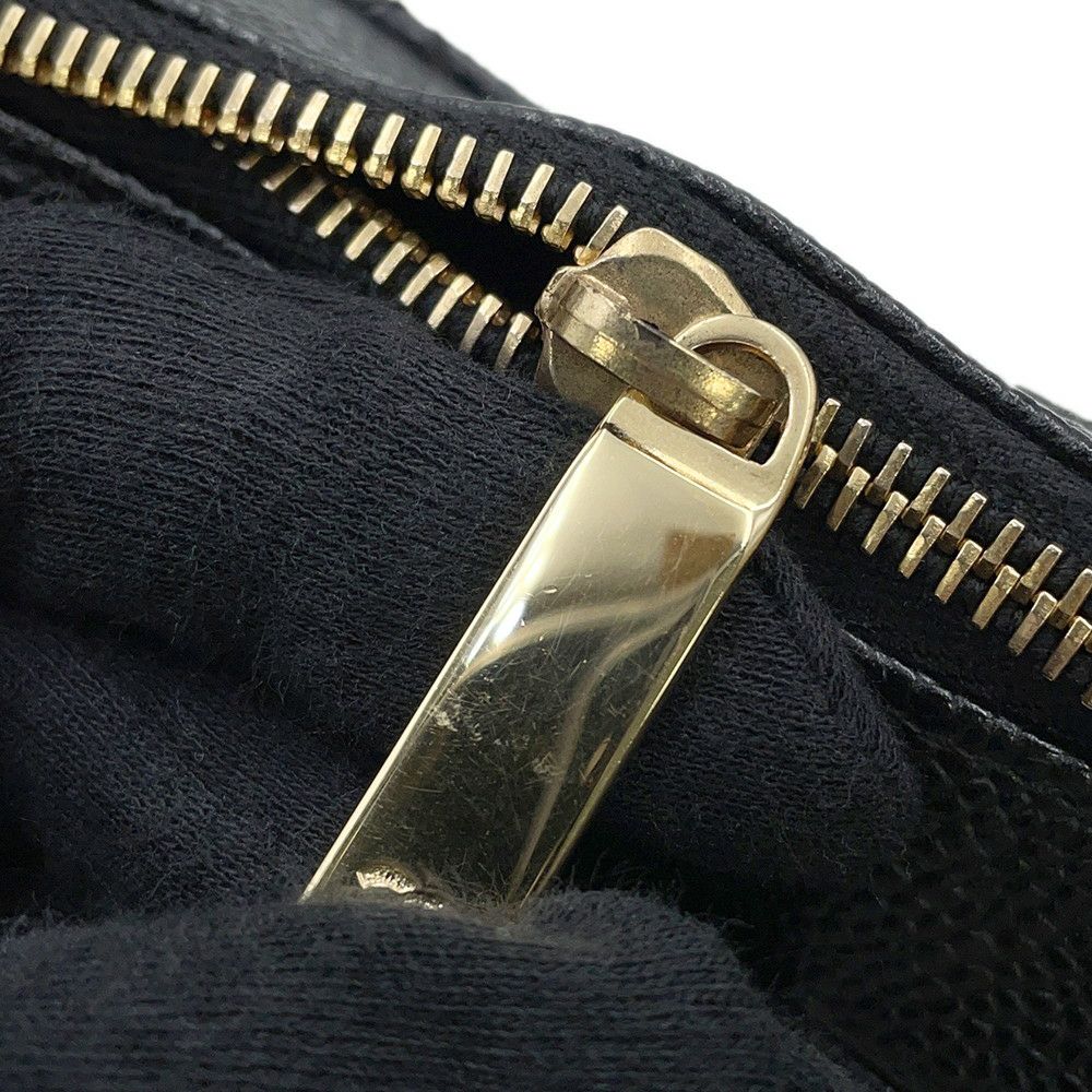 シャネル チェーンショルダーバッグ マトラッセ ココマーク キャビアスキン A20993 CHANEL ワンショルダー 黒