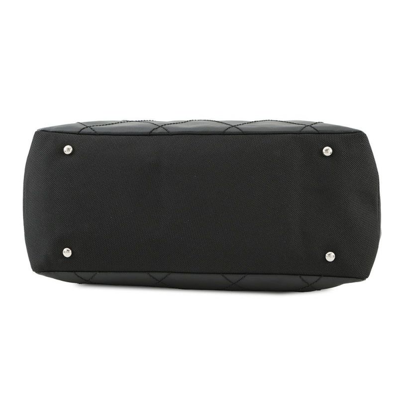 シャネル トートバッグ パリビアリッツ トートMM ミディアム マトラッセ ココチャーム A34209 CHANEL 黒