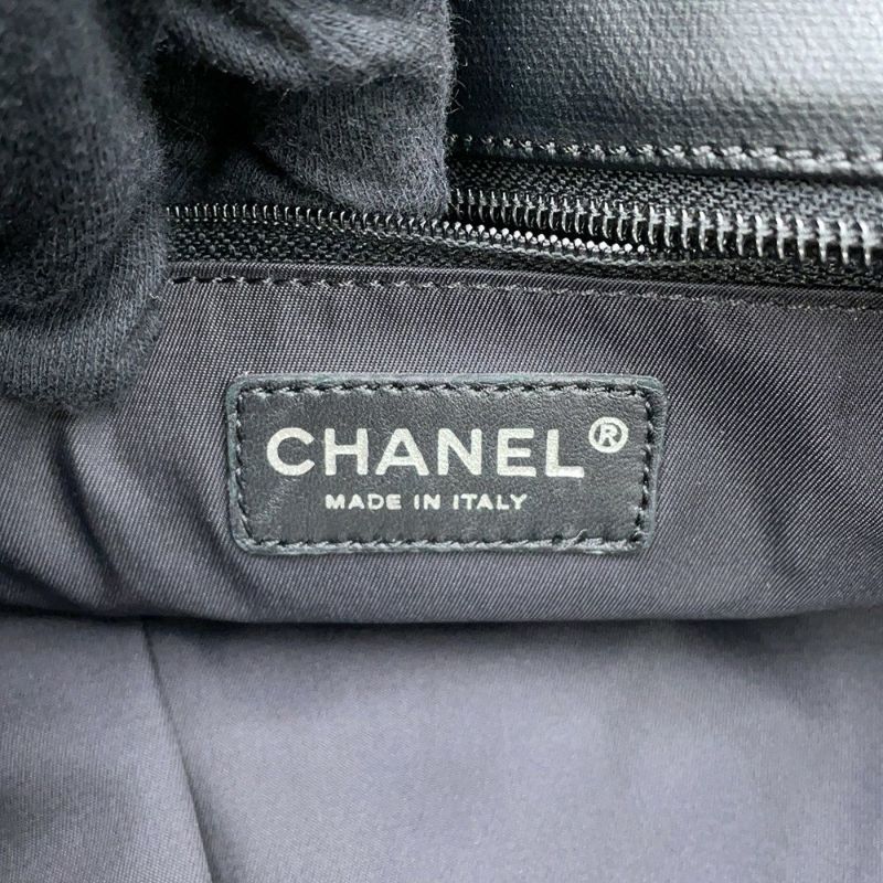 シャネル トートバッグ パリビアリッツ トートMM ミディアム マトラッセ ココチャーム A34209 CHANEL 黒