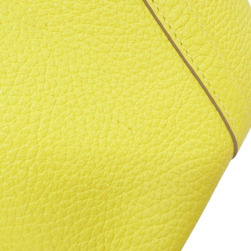 エルメス ハンドバッグ ピコタンロックMM ライム/シルバー金具 トリヨンクレマンス Y刻印 HERMES トートバッグ