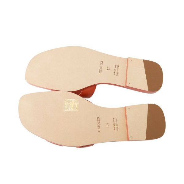 エルメス サンダル オラン レザー レディースサイズ37 HERMES 靴