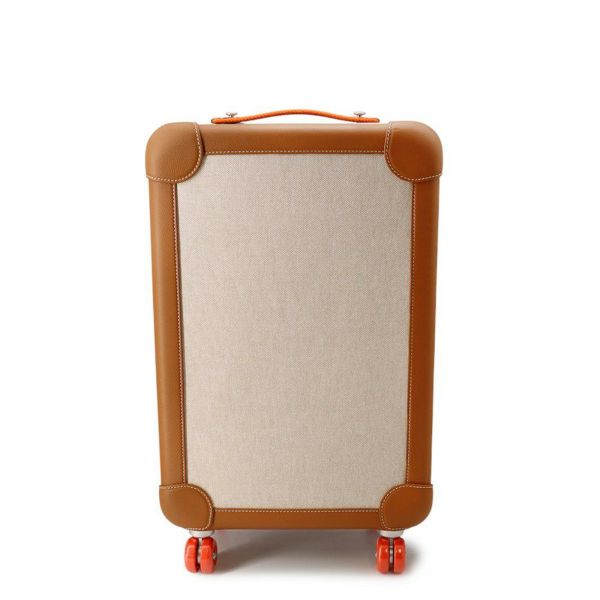 エルメス キャリーケース R.M.S ローリング・モビリティ・スーツケース ゴールド/シルバー金具 トワルアッシュ/トリヨンクレマンス