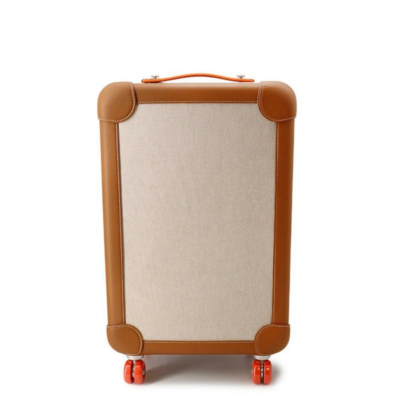 エルメス キャリーケース R.M.S ローリング・モビリティ・スーツケース ゴールド/シルバー金具 トワルアッシュ/トリヨンクレマンス