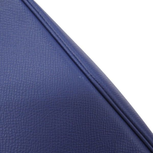 エルメス ハンドバッグ ピコタンロックMM トレサージュ ブルーアンクル/ブリック/ブラック/シルバー金具 エプソン D刻印