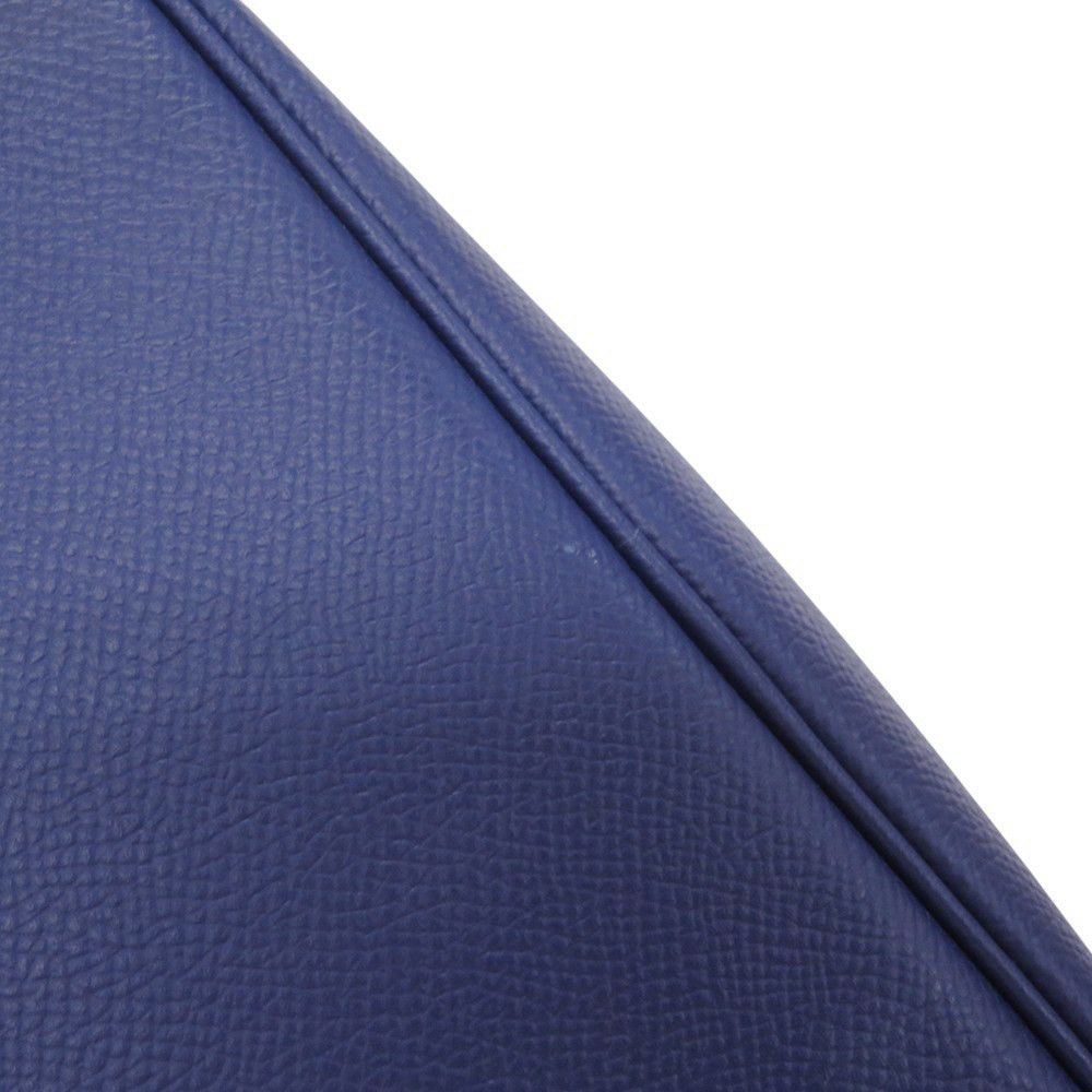 エルメス ハンドバッグ ピコタンロックMM トレサージュ ブルーアンクル/ブリック/ブラック/シルバー金具 エプソン D刻印