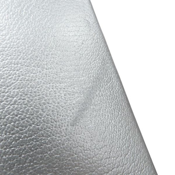 エルメス ハンドバッグ プリュム ミニ シルバー/シルバー金具 シェブルミゾル □H刻印 HERMES オリンピック限定