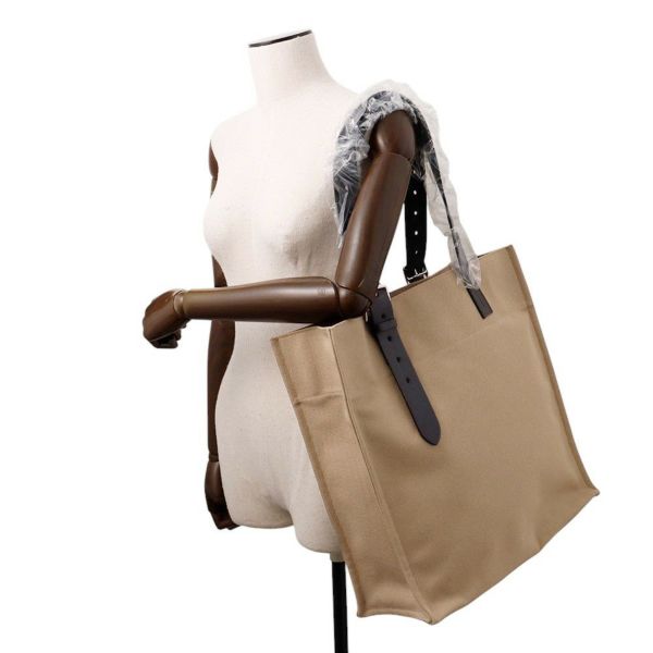 エルメス トートバッグ エトリヴィエール ショッピング ベージュマルファ/ブラック/シルバー金具 トワルゴエラン/ヴァッシュハンター W刻印