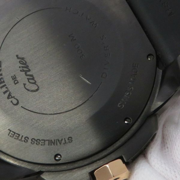 カルティエ カリブル ドゥ カルティエ ダイバー W2CA0004 Cartier 腕時計 黒文字盤