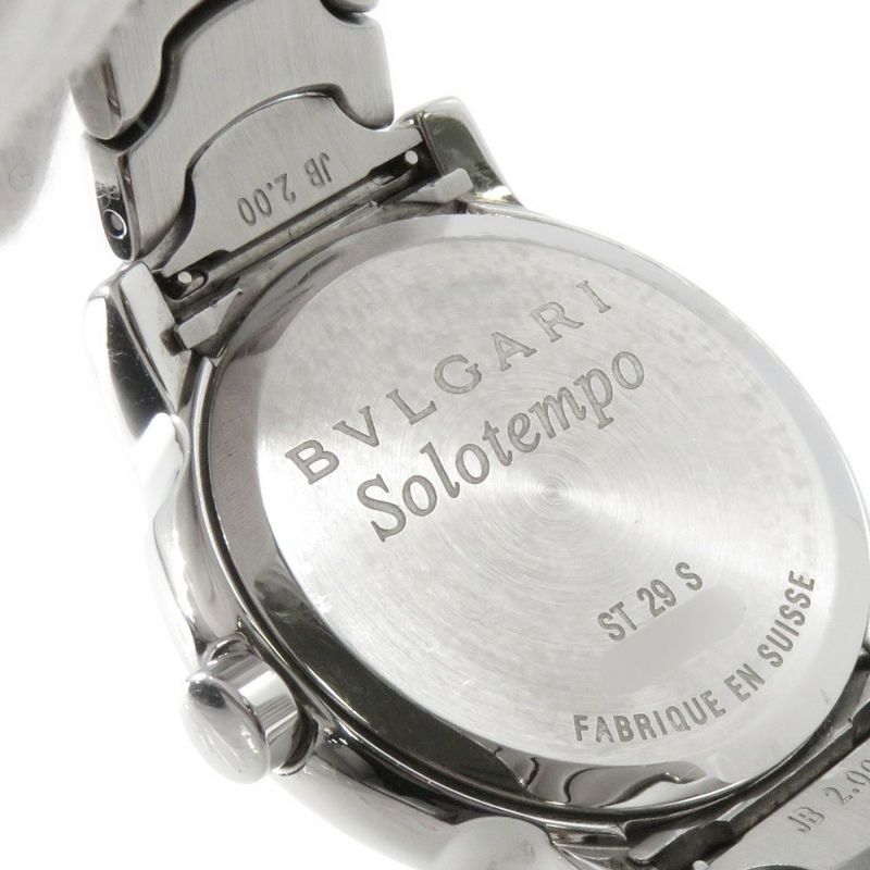 ブルガリ ソロテンポ ST29WSSD BVLGARI 腕時計 白文字盤 クォーツ