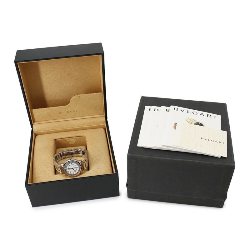 ブルガリ ソロテンポ ST29WSSD BVLGARI 腕時計 白文字盤 クォーツ