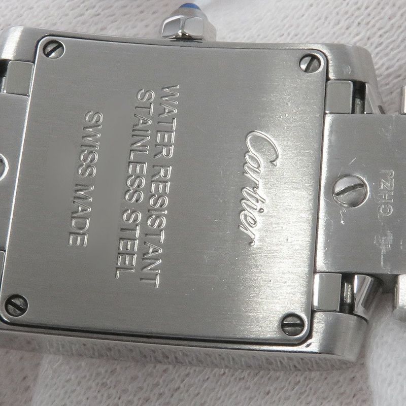 カルティエ タンク フランセーズ SM W51008Q3 Cartier 腕時計 クォーツ シルバー文字盤