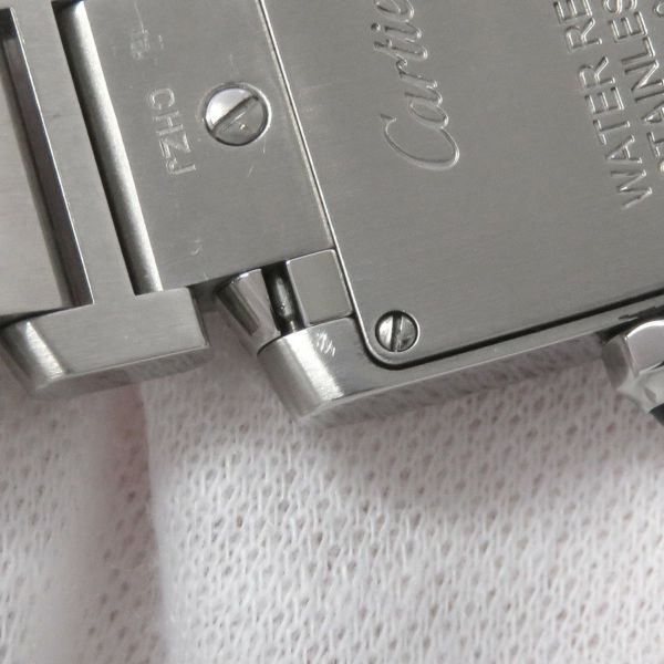 カルティエ タンク フランセーズ SM W51008Q3 Cartier 腕時計 クォーツ シルバー文字盤