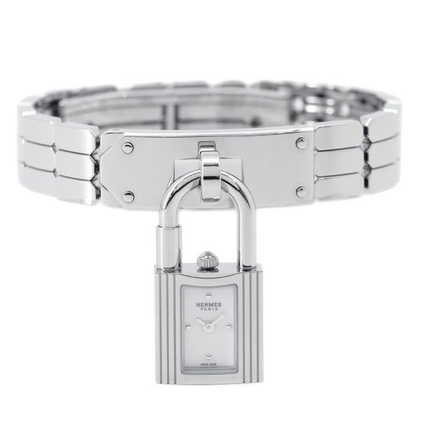 エルメス ケリーウォッチ KE4.110 HERMES 腕時計 スパークリングホワイトラッカー文字盤