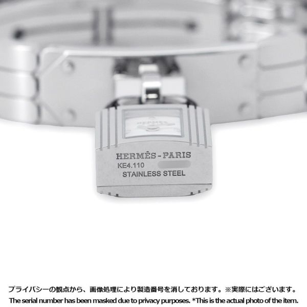 エルメス ケリーウォッチ KE4.110 HERMES 腕時計 スパークリングホワイトラッカー文字盤