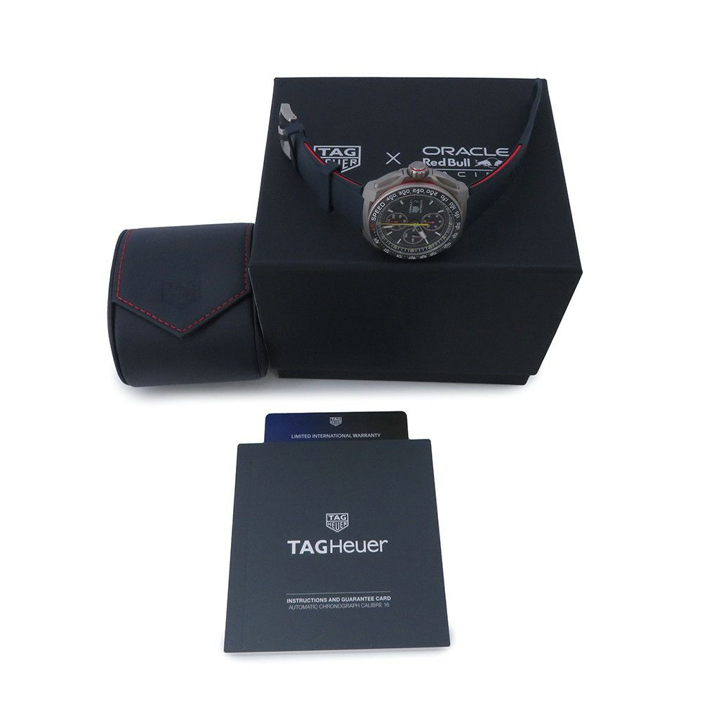 タグホイヤー フォーミュラ1 クロノグラフ × オラクル レッドブル レーシング ブルーオパーリン文字盤