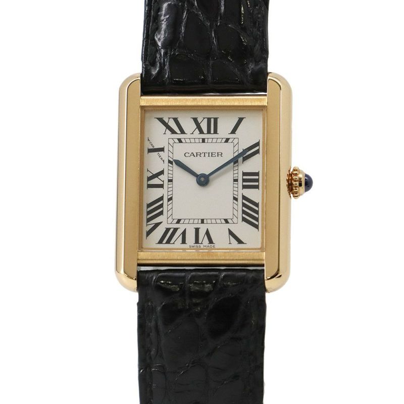 カルティエ タンクソロ SM W5200002 Cartier 腕時計 シルバー文字盤