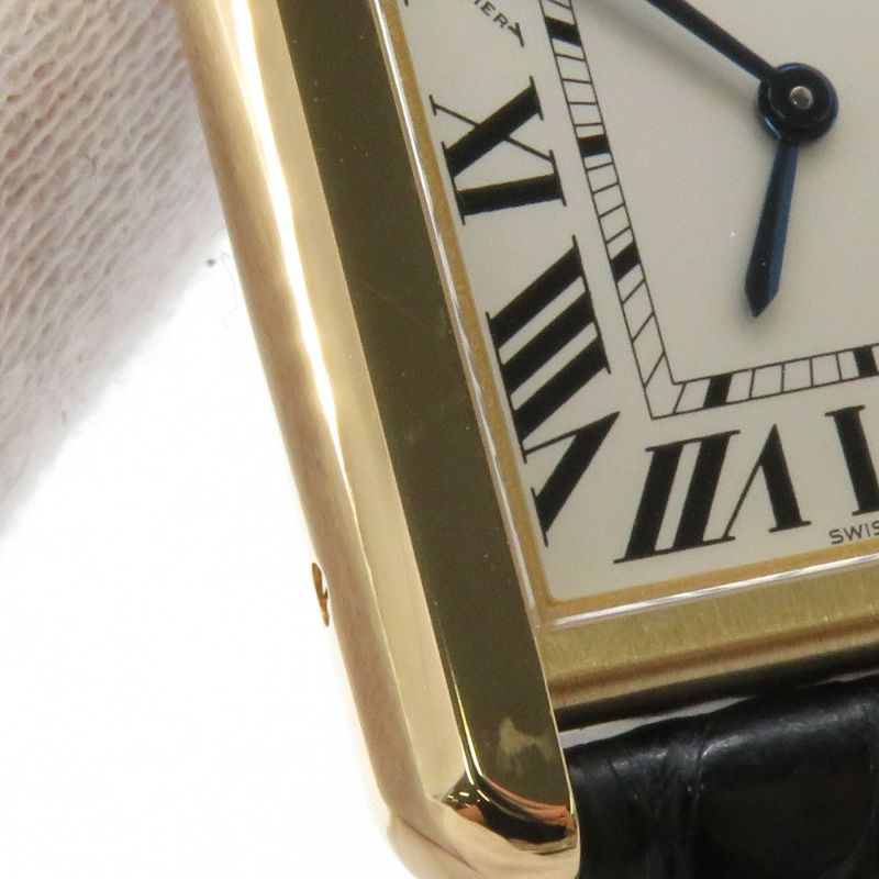 カルティエ タンクソロ SM W5200002 Cartier 腕時計 シルバー文字盤