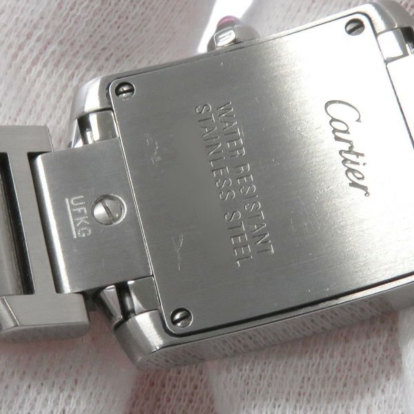 カルティエ タンクフランセーズ SM W51028Q3 Cartier 腕時計 ピンクシェル文字盤 クォーツ