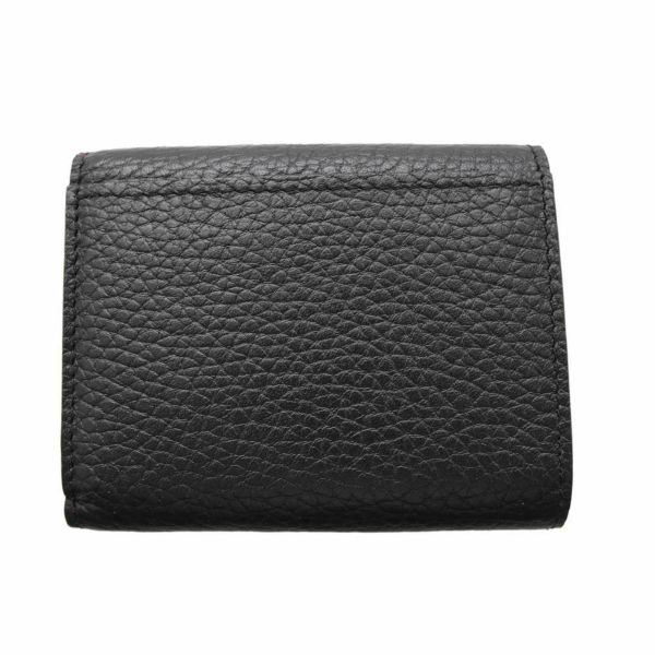 ルイヴィトン 財布 トリヨンレザー ポルトフォイユ・カプシーヌXS M68587 LOUIS VUITTON ヴィトン 三つ折り 折りたたみ ブラック 黒