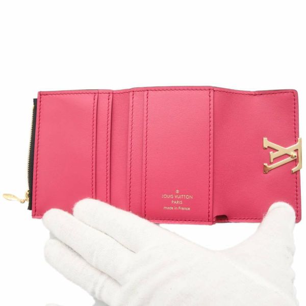 ルイヴィトン 財布 トリヨンレザー ポルトフォイユ・カプシーヌXS M68587 LOUIS VUITTON ヴィトン 三つ折り 折りたたみ ブラック 黒