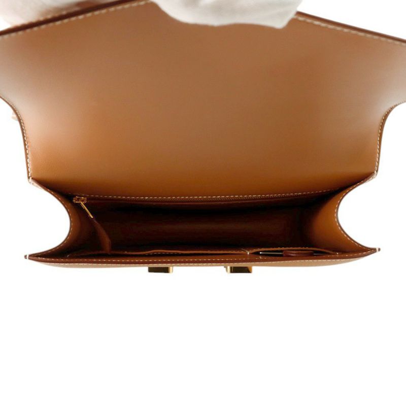 エルメス ショルダーバッグ コンスタンス24 ミロワール ゴールド/ゴールド金具 エプソン W刻印 HERMES Constance