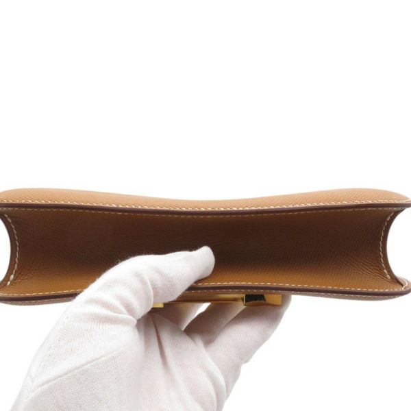 エルメス ショルダーバッグ コンスタンス24 ミロワール ゴールド/ゴールド金具 エプソン W刻印 HERMES Constance