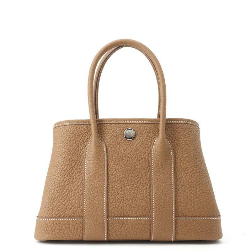 エルメス トートバッグ ネオ・ガーデン 23 ガーデンパーティ ゴールド/シルバー金具 ネゴンダ K刻印