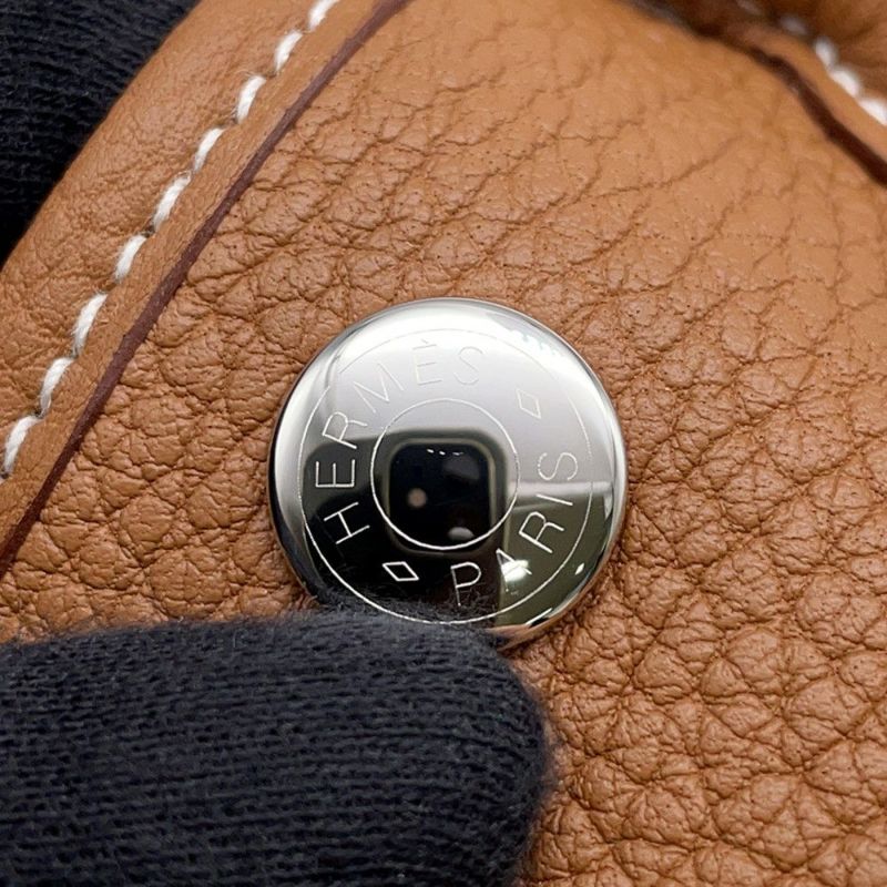 エルメス トートバッグ ネオ・ガーデン 23 ガーデンパーティ ゴールド/シルバー金具 ネゴンダ K刻印