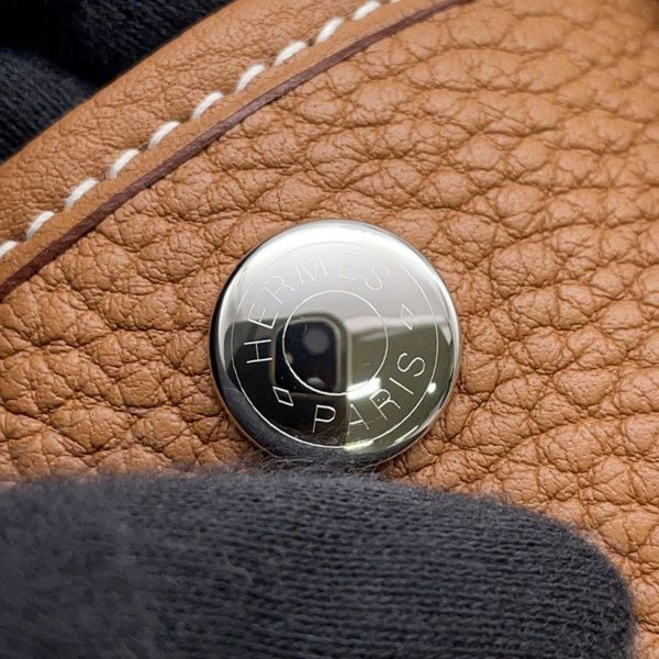 エルメス トートバッグ ネオ・ガーデン 23 ガーデンパーティ ゴールド/シルバー金具 ネゴンダ K刻印