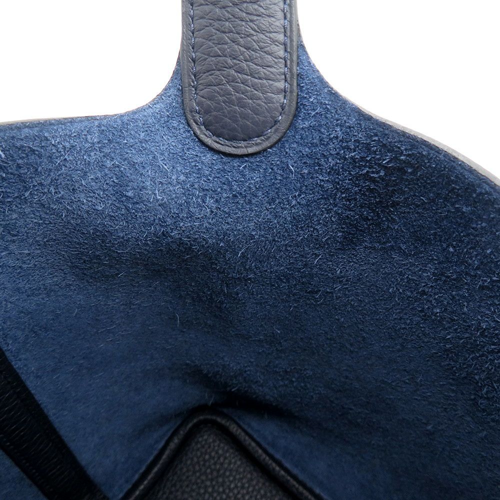 エルメス ハンドバッグ ピコタンロックPM ブルーニュイ/ゴールド金具 トリヨンクレマンス K刻印 HERMES トートバッグ