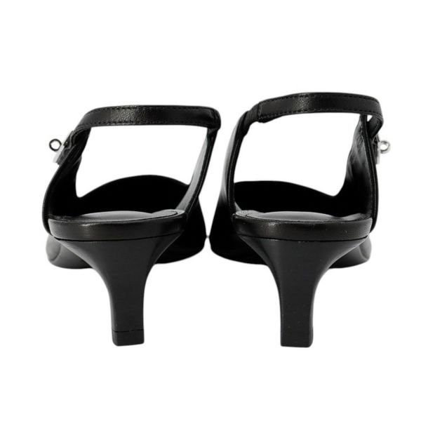 エルメス パンプス ラヴァー40 ケリーバックル レディースサイズ38 HERMES 黒