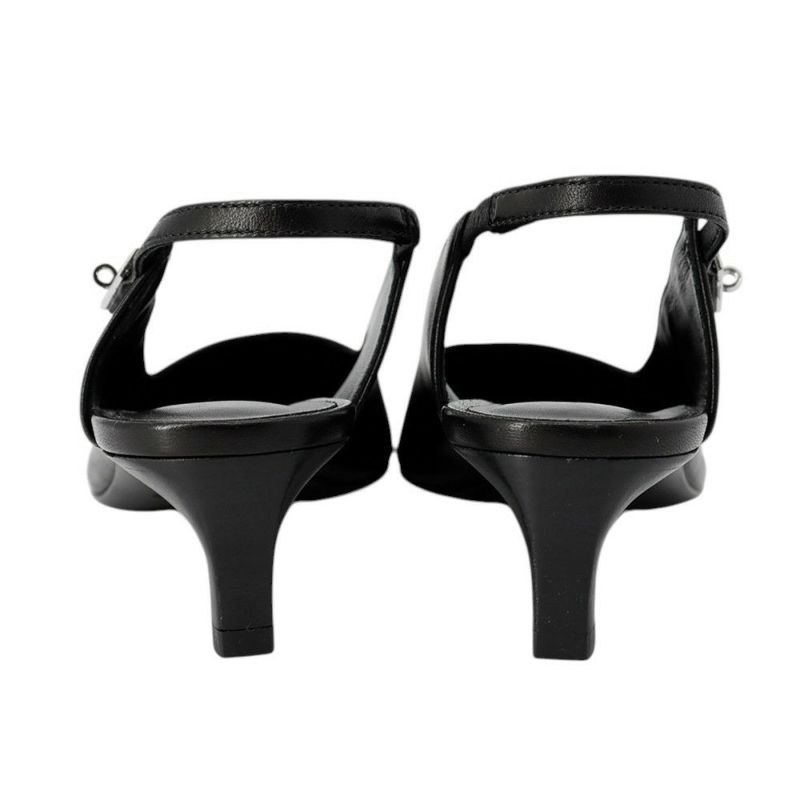 エルメス パンプス ラヴァー40 ケリーバックル レディースサイズ38 HERMES 黒