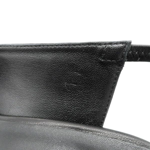 エルメス パンプス ラヴァー40 ケリーバックル レディースサイズ38 HERMES 黒