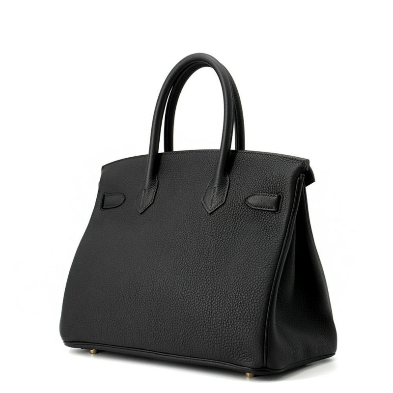 エルメス バーキン30 ブラック/ゴールド金具 トゴ K刻印 HERMES Birkin ハンドバッグ 黒