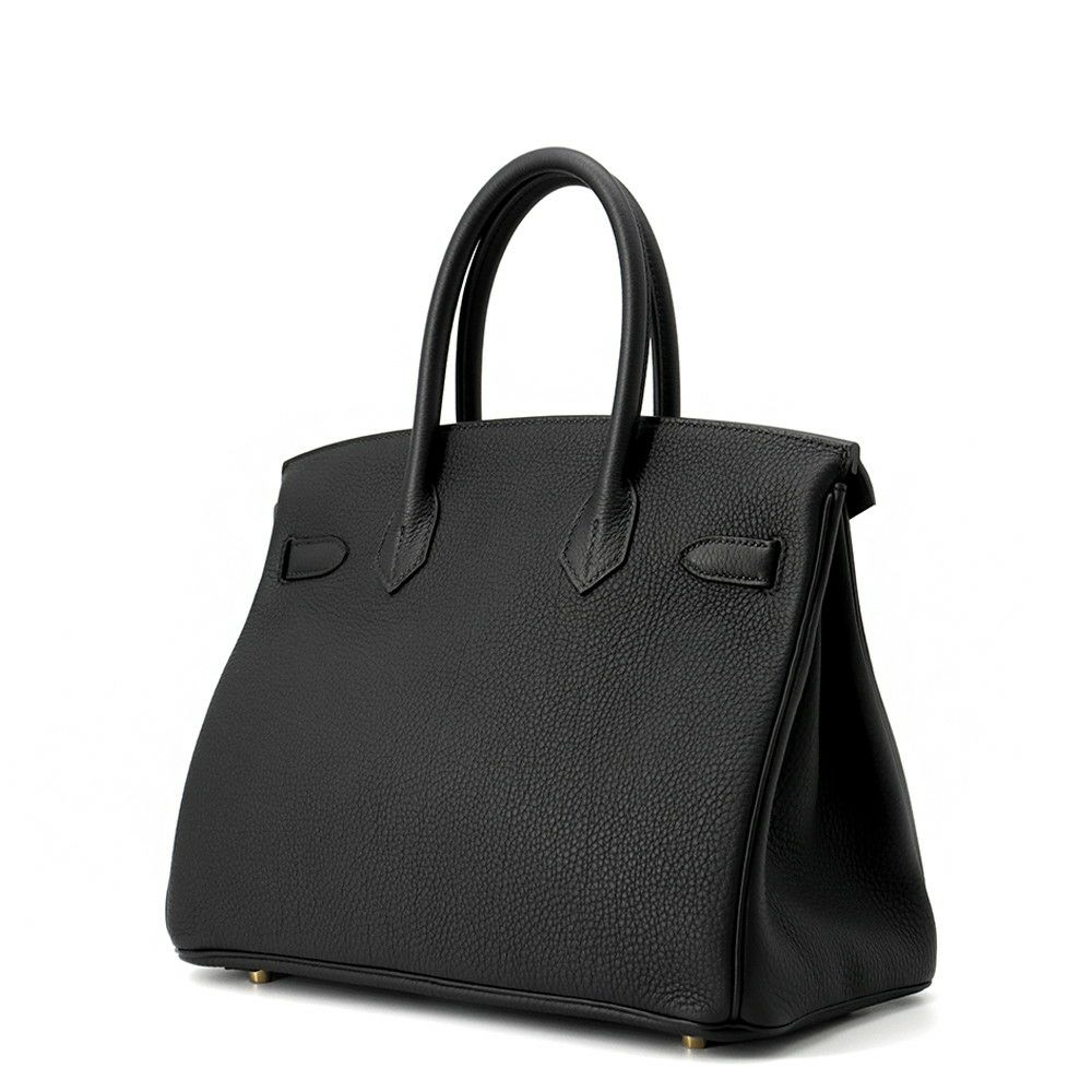 エルメス バーキン30 ブラック/ゴールド金具 トゴ K刻印 HERMES Birkin ハンドバッグ 黒