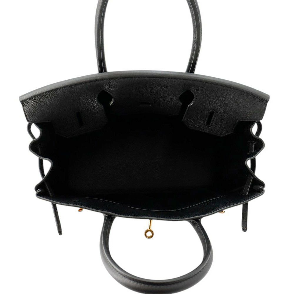 エルメス バーキン30 ブラック/ゴールド金具 トゴ K刻印 HERMES Birkin ハンドバッグ 黒