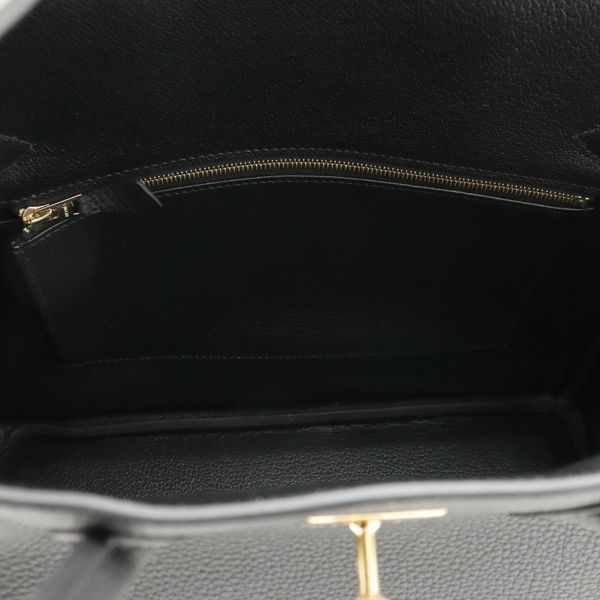 エルメス バーキン30 ブラック/ゴールド金具 トゴ K刻印 HERMES Birkin ハンドバッグ 黒